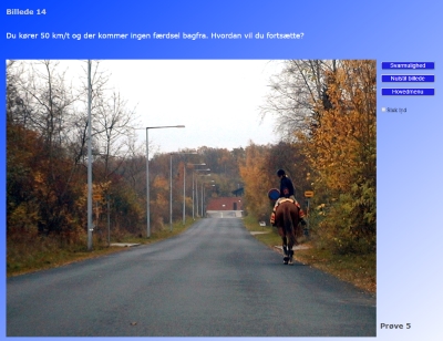 Billede til en af teoriprøverne
